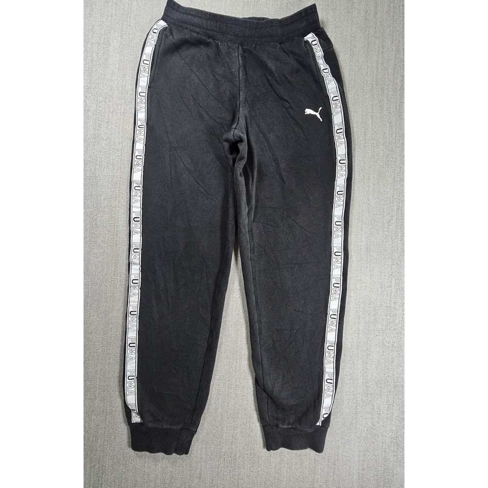Puma Women's Black Jogger Brand Print on‎ the Sides Size Small